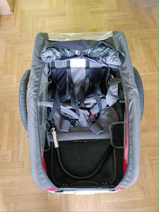 Przyczepa rowerowa 2os Hamax Safari tylko Szczecin szer 78.5 cm