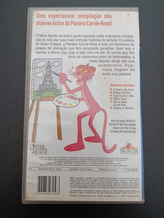Os Melhores Momentos da Pantera Cor-de-Rosa (VHS)