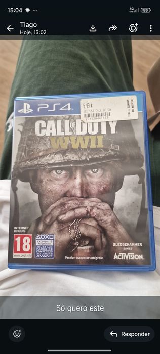 Jogo para PS4 bom