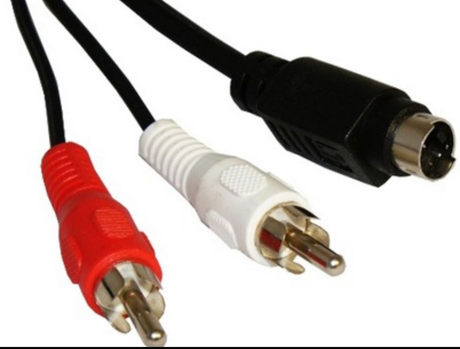 Kabel wtyk SVHS S-VIDEO 4pin / 2x wtyk RCA 1,5m