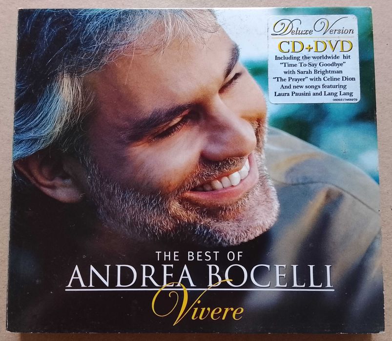 Andrea Bocelli: Vivere - The Best Of CD+ DVD Digipack Clássica