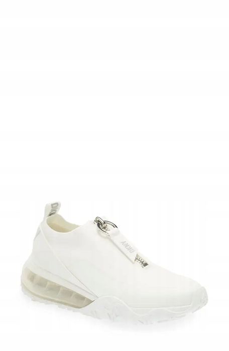 Dkny 39 Buty Damskie Kadia Zip Białe Sneakersy T858