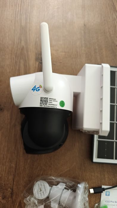 Kamera Solarna 4G na Kartę SIM Obrotowa 8MP IP66