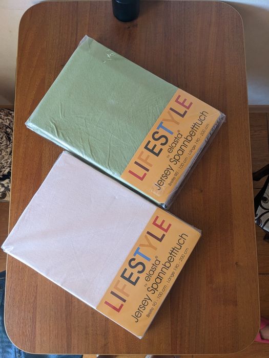 Простынь на резинке 100 хлопок 100*200