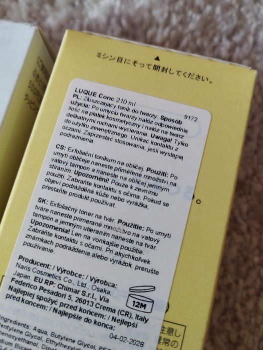 Zestaw 5 sztuk kosmetyków LUQUE Naris Cosmetics