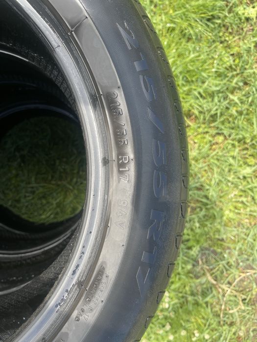 Шини Pireli R17 б/у 215/55 лето