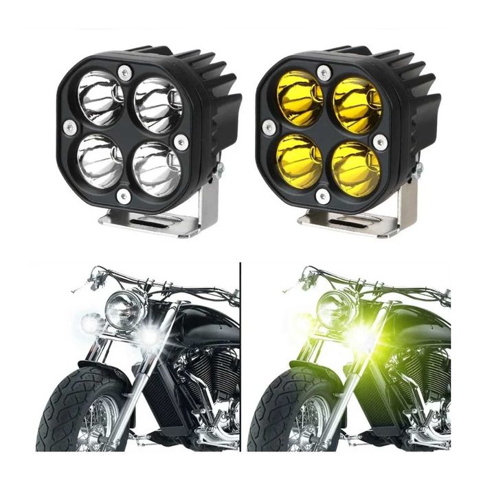 Par de Faróis Auxiliares LED 3 Polegadas - 40W