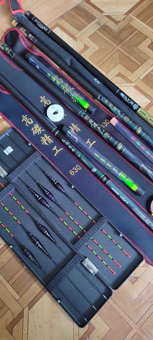 Удилище удочка маховая с LED поплавком херабуна +оснастка