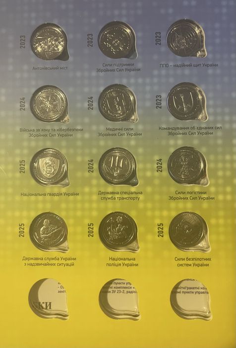 Альбом монет «Збройні Сили України»