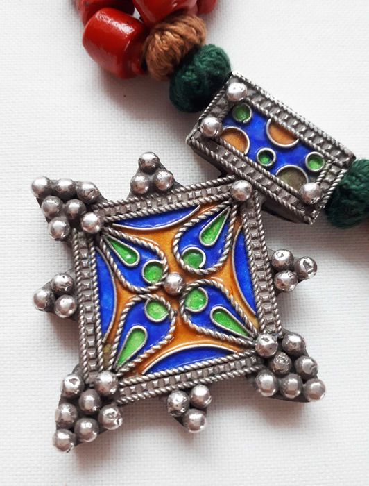 Berberyjski amulet,  krzyż Baghdad, z Afryki