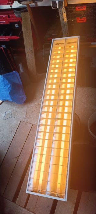 Lampa podwójna garażowa,hala świetlówki