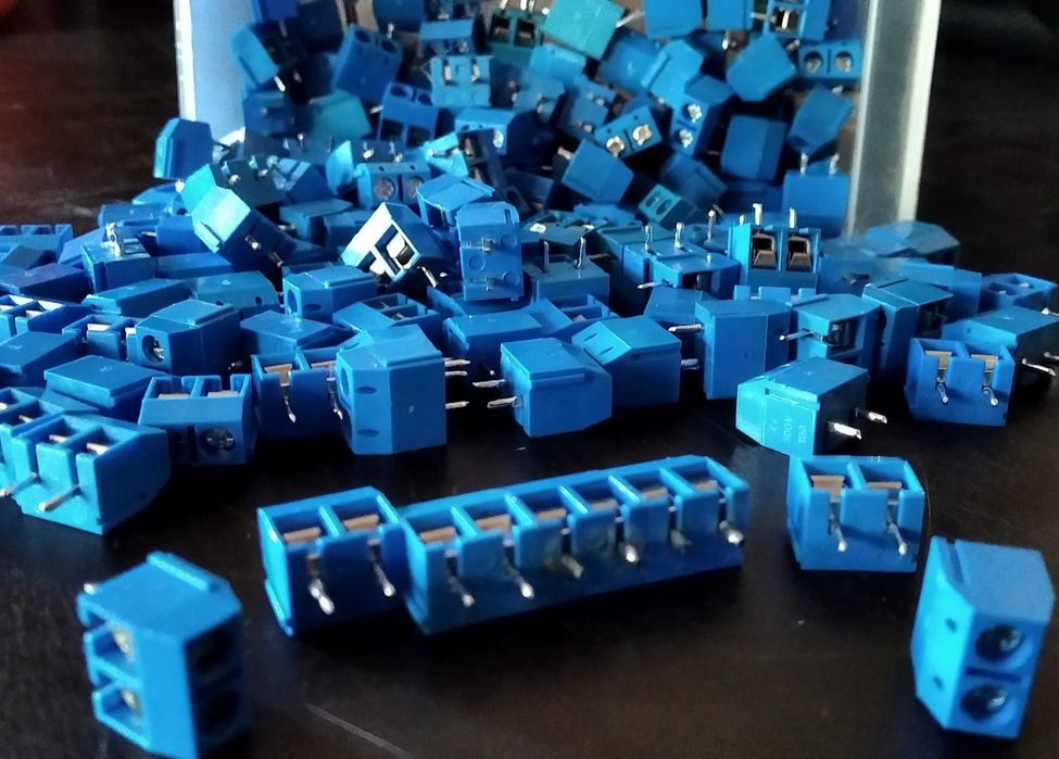 Terminal ligador com parafusos 2P