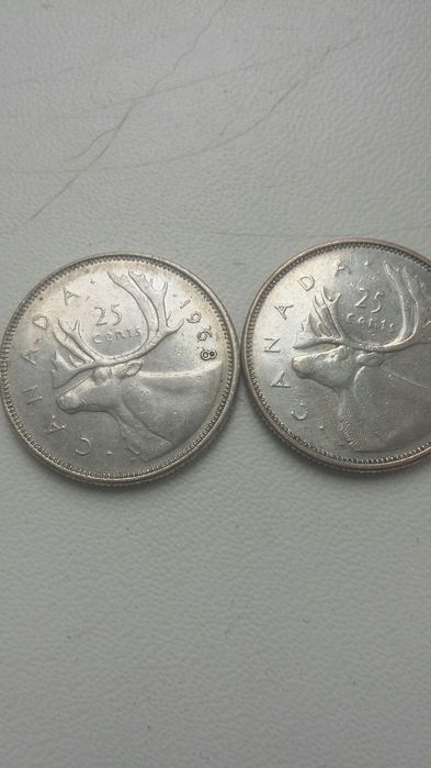 25 cent łoś Kanada 1968 r