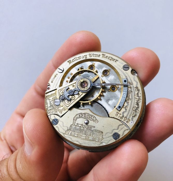 Relógio de bolso suíço 21 jóias