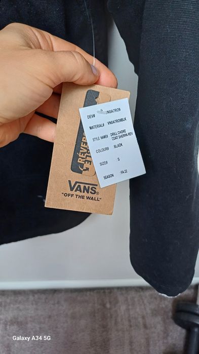 Kurtka Vans sherpa dwustronna S