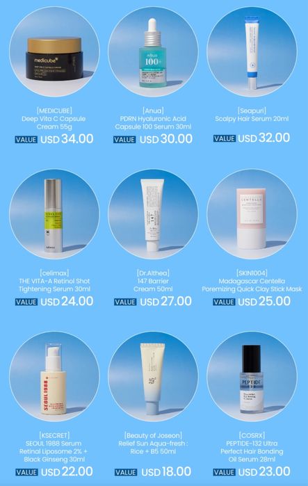 Адвент-календар з корейською косметикою StyleKorean