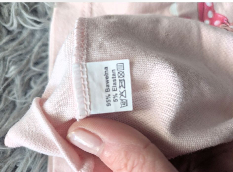 Czapka wiosenna dziewczęca komplet komin rozmiar 110-116