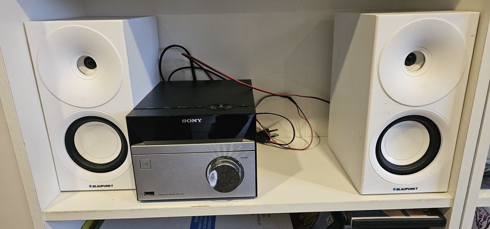 Mikrowieża Sony HCD-S20 CD / USB / AUX + Kolumny Blaupunkt