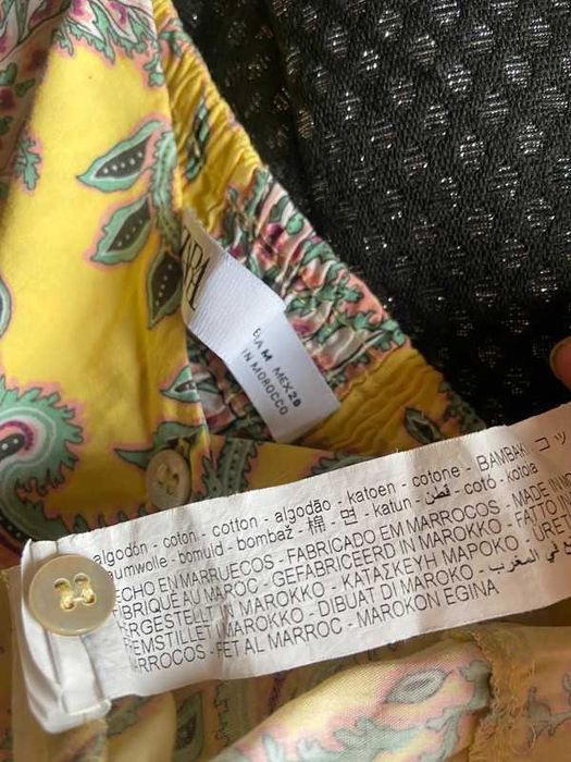 Zara m l 38 40 dluga maxi sukienka falbanki kolorowa zolty cytrynowy
