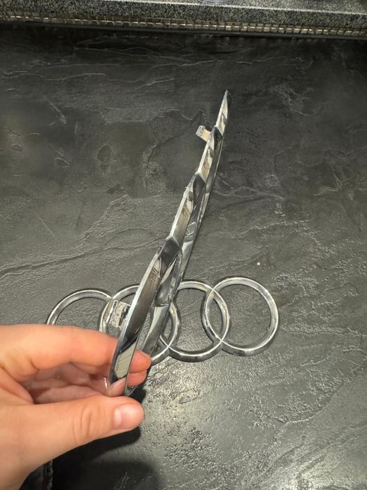 Znaczek Logo Emblemat oryginał przód i tył Audi S5,2008r