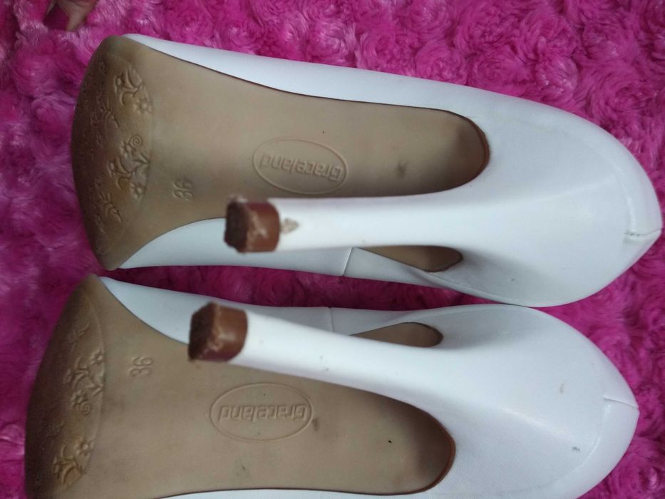 Graceland Daichman szpilki białe 36 ślub wesele używane