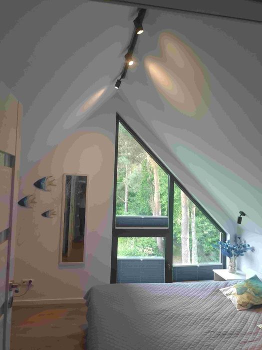 Domek z tarasem przy lesie w Rowach - 600 m do plaży