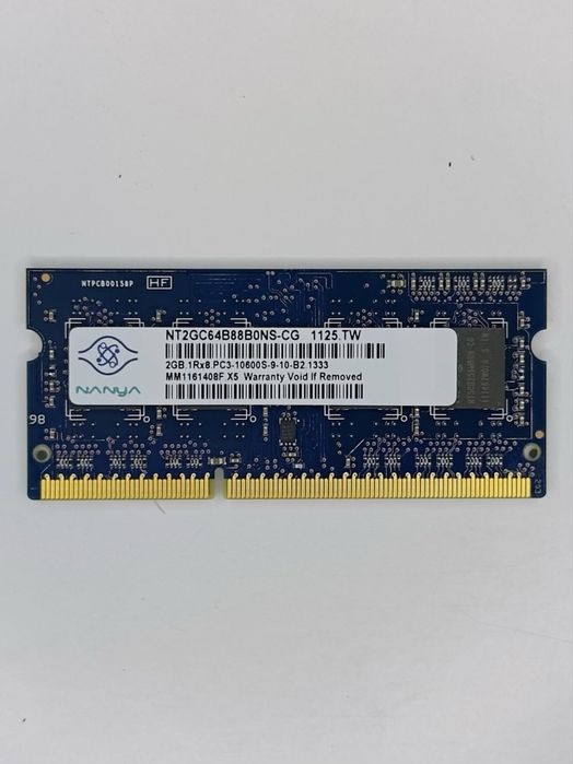 Оперативна пам’ять Nanya 2GB DDR3 SODIMM
