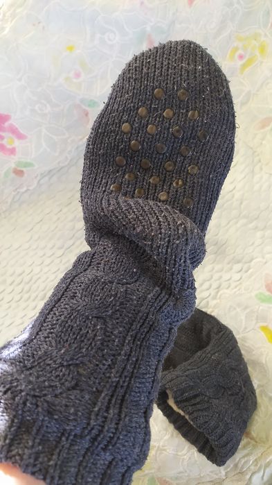 Skarpety kapcie antypoślizgowe zimowe