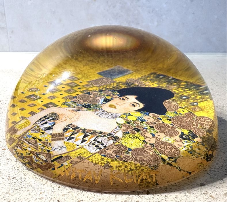 Raro pisa papel Goebel - retrato de Adele Bloch Bauer de Gustav Klimt