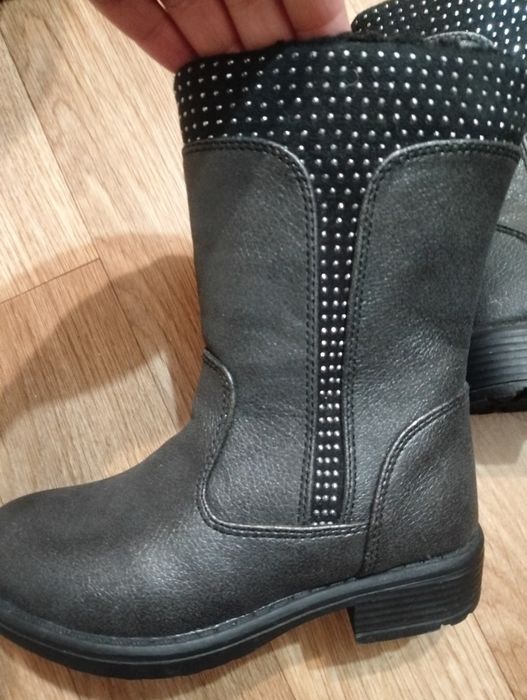 Утеплені Ботінки для дівчинки 27 р 17,5 см