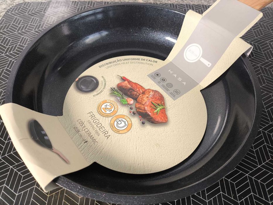 Frigideira Kasa Cosy Ceramic 28cm Nova Revestimento Cerâmico