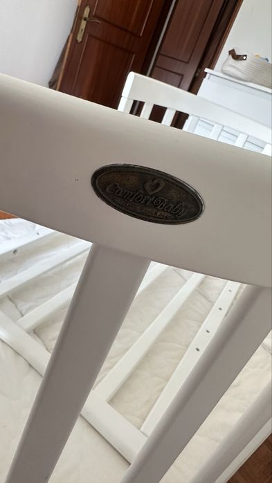 Berço Redondo Oval Branco (ComfortBaby SmartGrow 7in1)