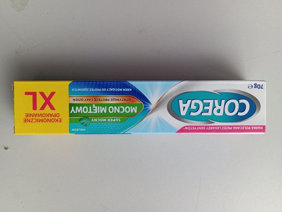 Corega Super Mocny Krem Klej do protez zębowych 70 g 5 szt.