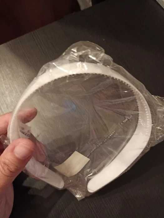 opaska biała plastik