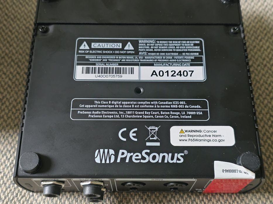 Аудіокарта PreSonus AudioBox USB 96 (Стан нової)