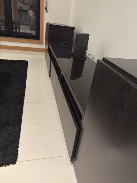 Conjunto Sala: Móvel de TV Modular + Mesa de Centro