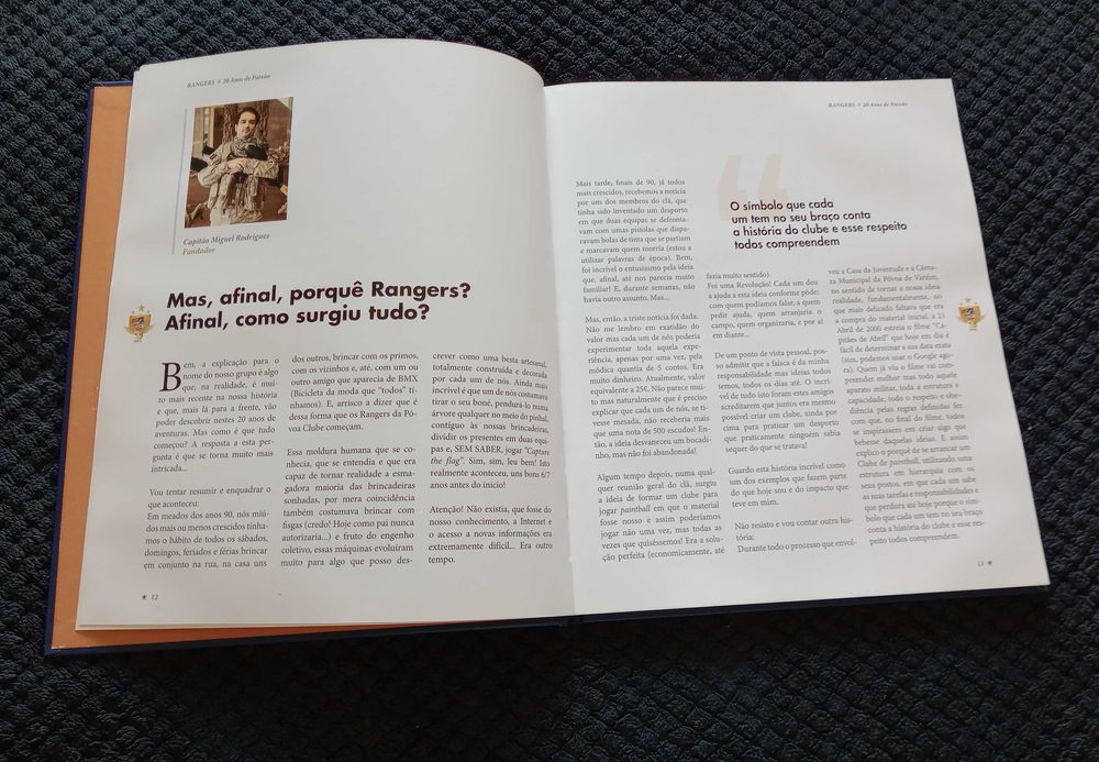 Livro Paintball Rangers 20 anos de Paixão - Ilustrado, capa dura