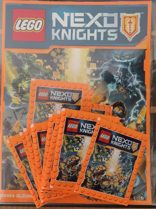 Album saszetki naklejki LEGO knights