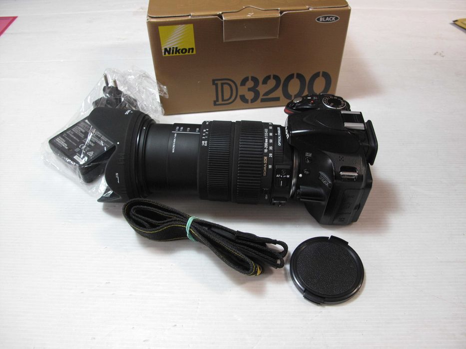 Nikon D3200 + Lente sigma 18-200 com estabilizador tudo na caixa - Ver descrição