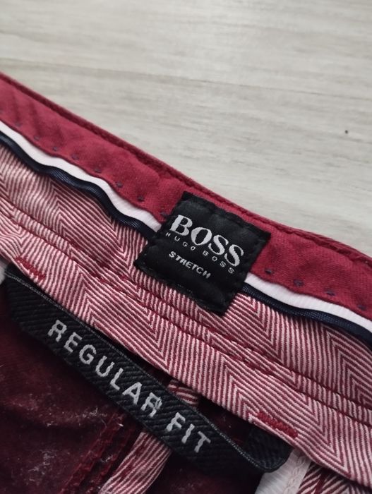 Bawełniane spodnie Hugo Boss