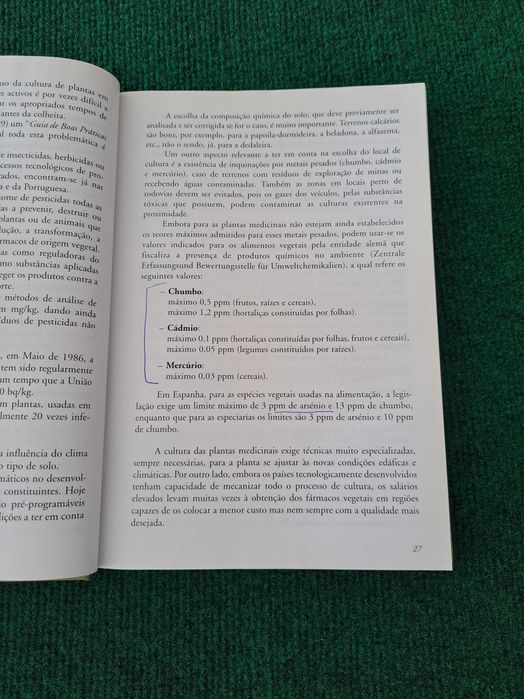 Plantas na Terapêutica - Farmacologia e Ensaios Clínicos