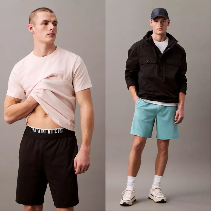 Шорти Calvin Klein для залу Performance Graphic Stretch Knit Shorts