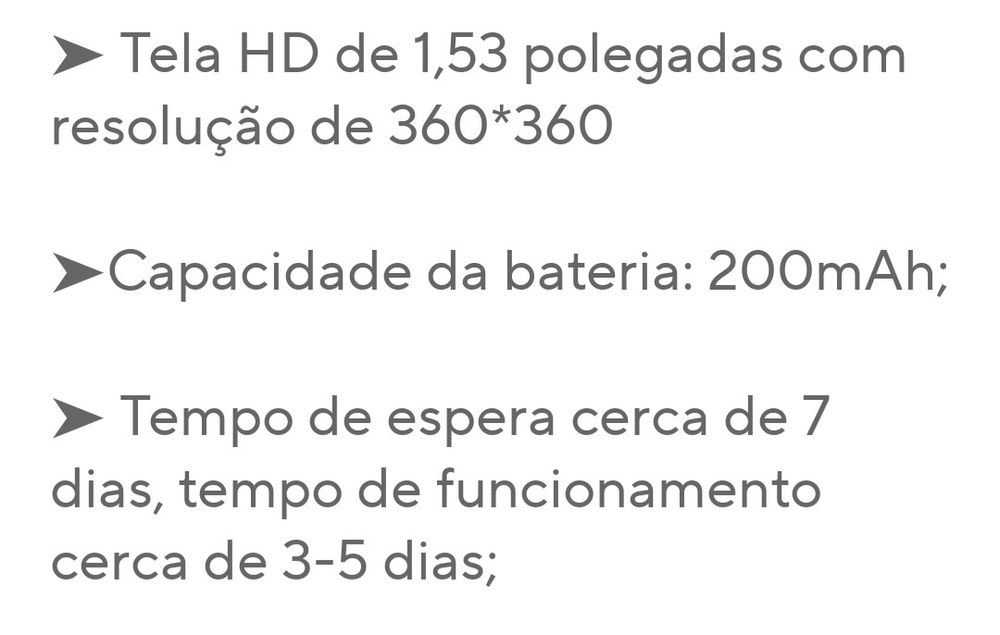 Smartwatch preto novo bluetooth talk relógio inteligente 1.52