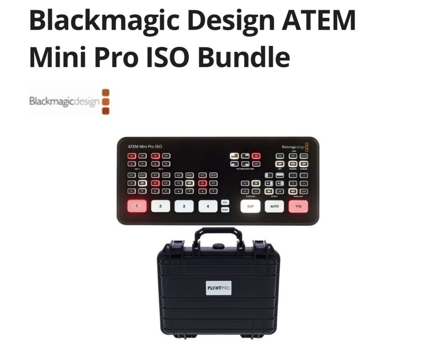 Blackmagic ATEM mini Pro Iso