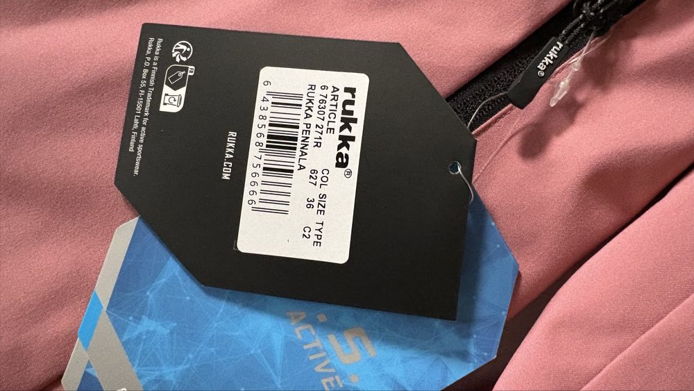 Kurtka damska Rukka Pennala, brudny róż, rzm 36