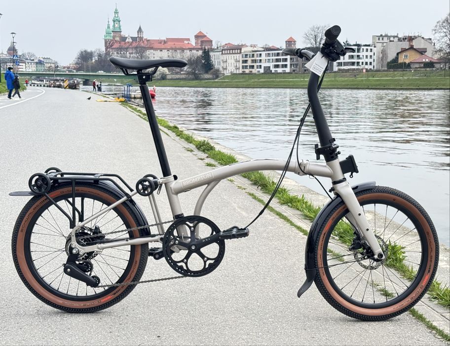 Rower Brompton G-Line 8SR Traildust White