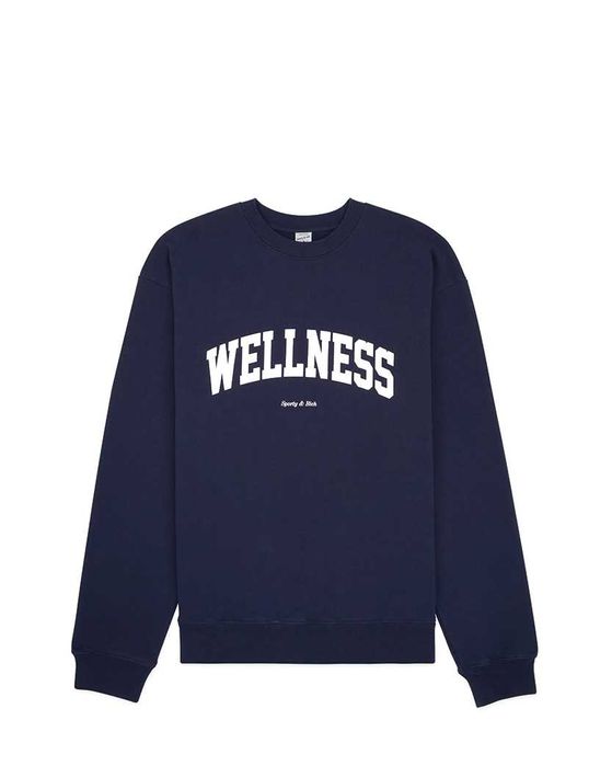 Світшот Sporty & Rich Wellness Ivy Crewneck Navy/White
