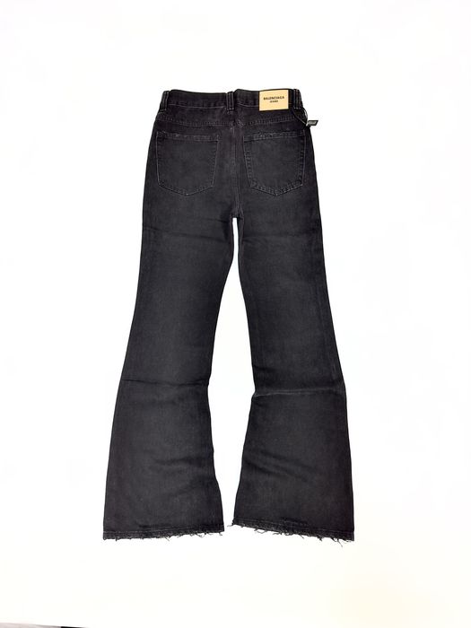 Джинси штаны Balenciaga jeans flared jeans balenciaga flared dark grey opium bootcat balenciaga jeans archive темно-сірі штаны баленсиага M-L