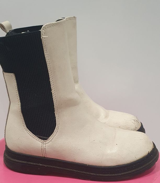 Botas beje/ branco n 32 seaside