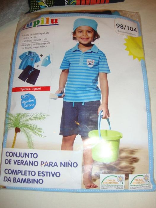 Conjunto Lupilu, 2 a 4 anos (novo)